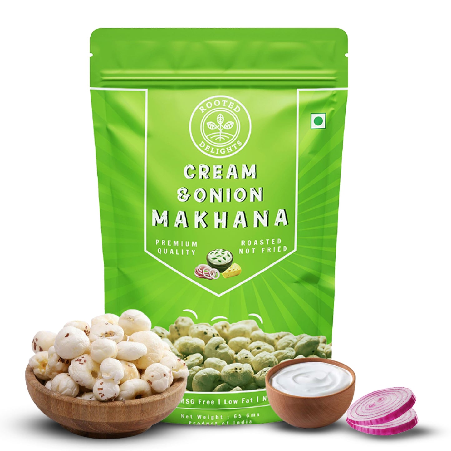 Cream and Onion Makhana - 35gm