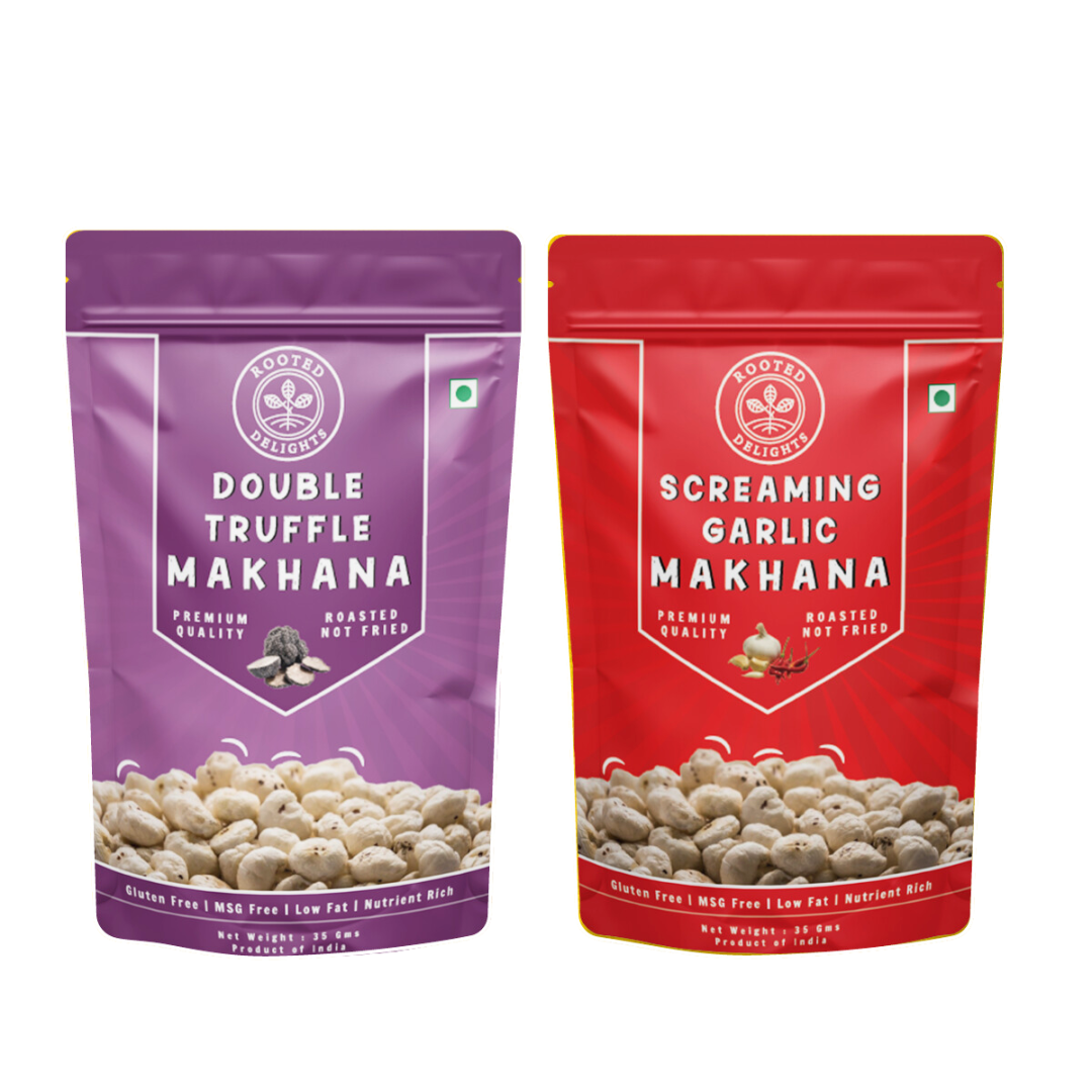 Double Truffle & Screaming Garlic Makhana Pack of 2