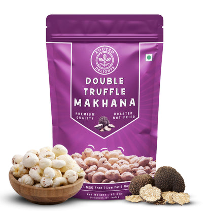 Rooted Delights Double Truffle Makhana - 35gm