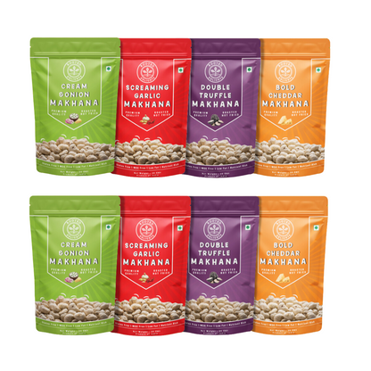 All Time Favourite Makhana Combo Pack of 8