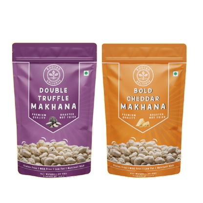 Double Truffle & Bold Cheddar Makhana Pack of 2